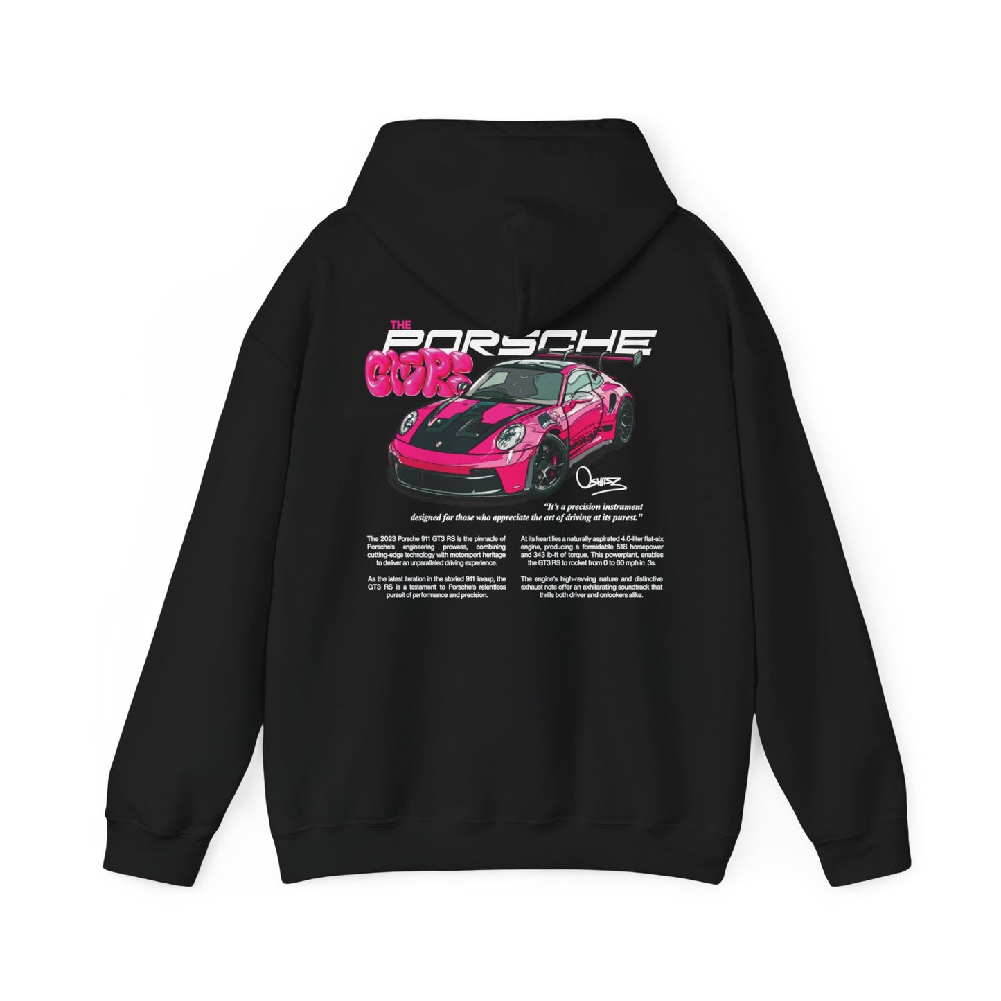 Pink GT3RS - Black Hoodie