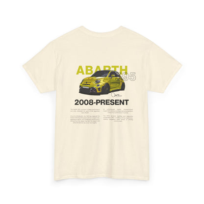 Yellow Abarth 595 - Tan Tee