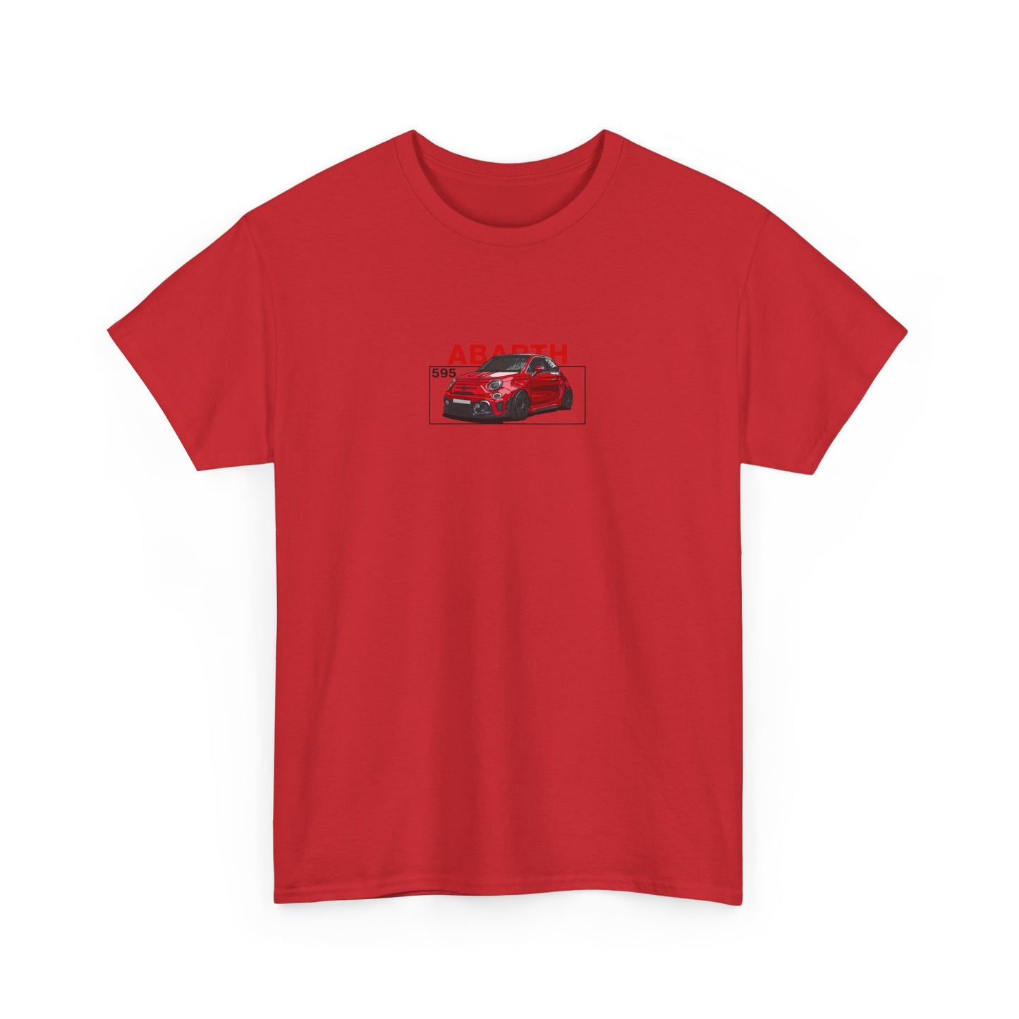 Red Abarth 595 - Red Tee