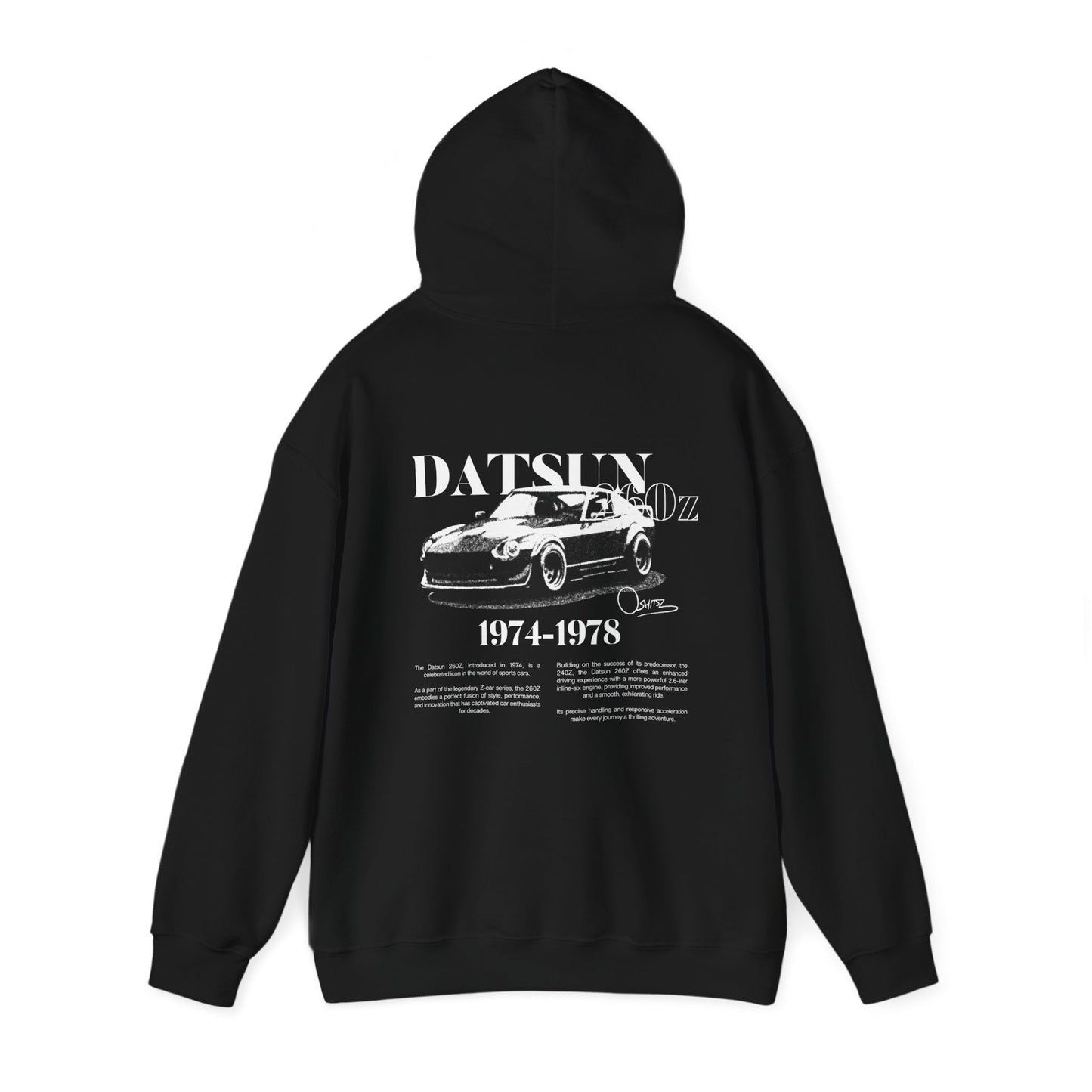 B/W Datsun 260z - Hoodie