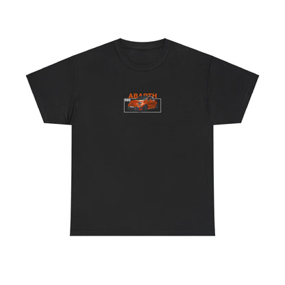 Orange Abarth 595 - Black Tee