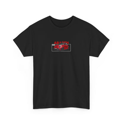 Red Abarth 595 - Black Tee