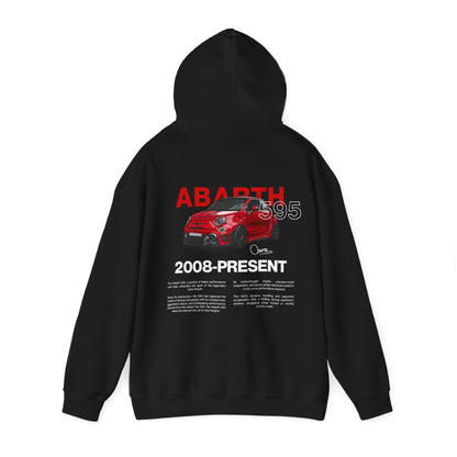 Red Abarth 595 - Black Hoodie