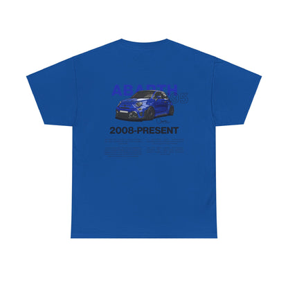 Blue Abarth 595 - Blue Tee