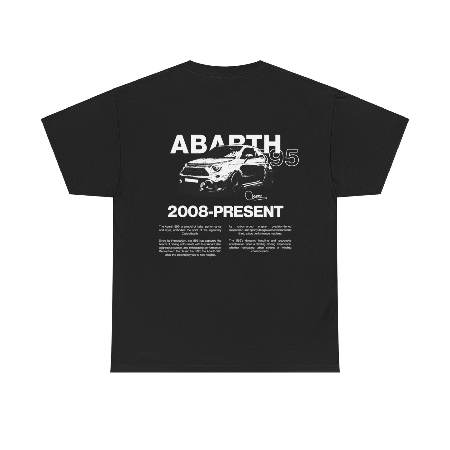 B/W Abarth 595 - Tee