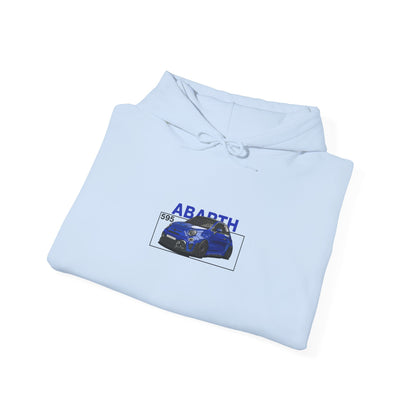 Blue Abarth 595 - Blue Hoodie