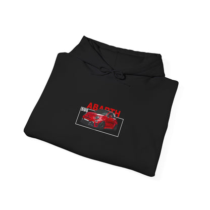 Red Abarth 595 - Black Hoodie