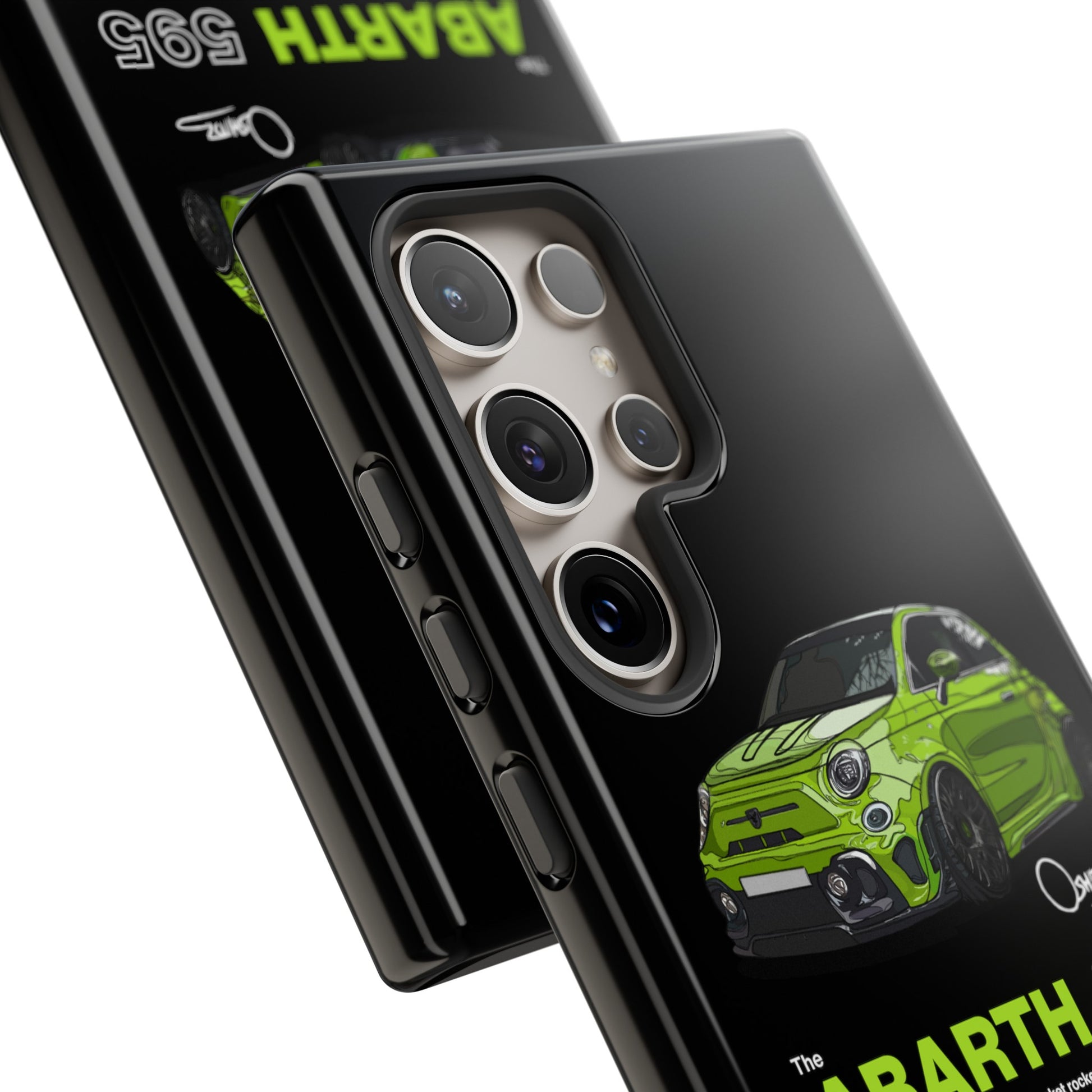 Green Abarth 595 phone case | RevShitsz