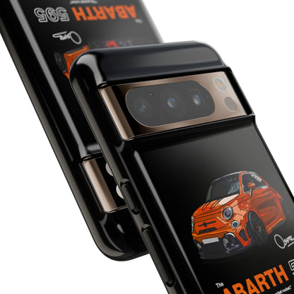 Orange Abarth 595 phone case | RevShitsz