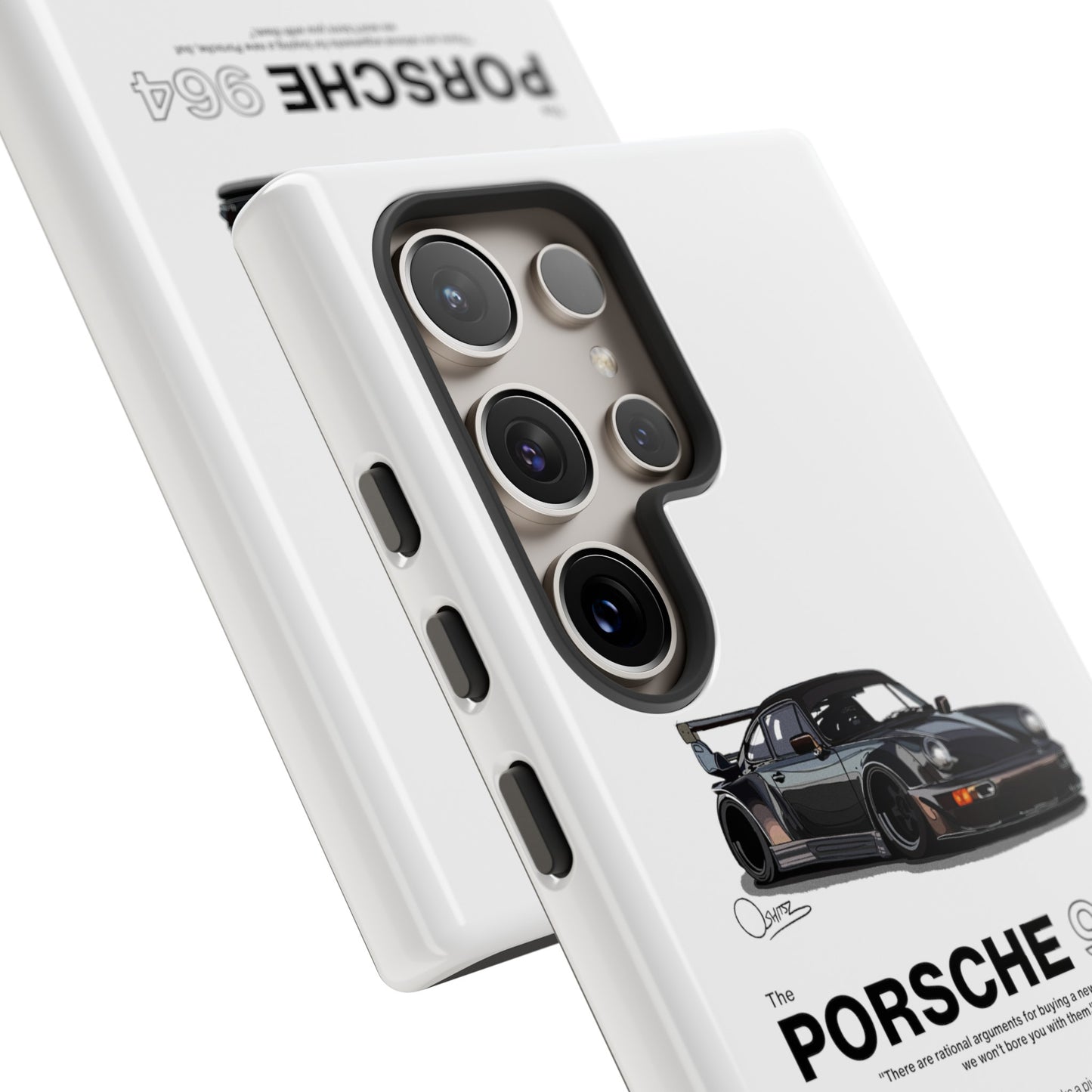 White Porsche 964 phone case | RevShitsz