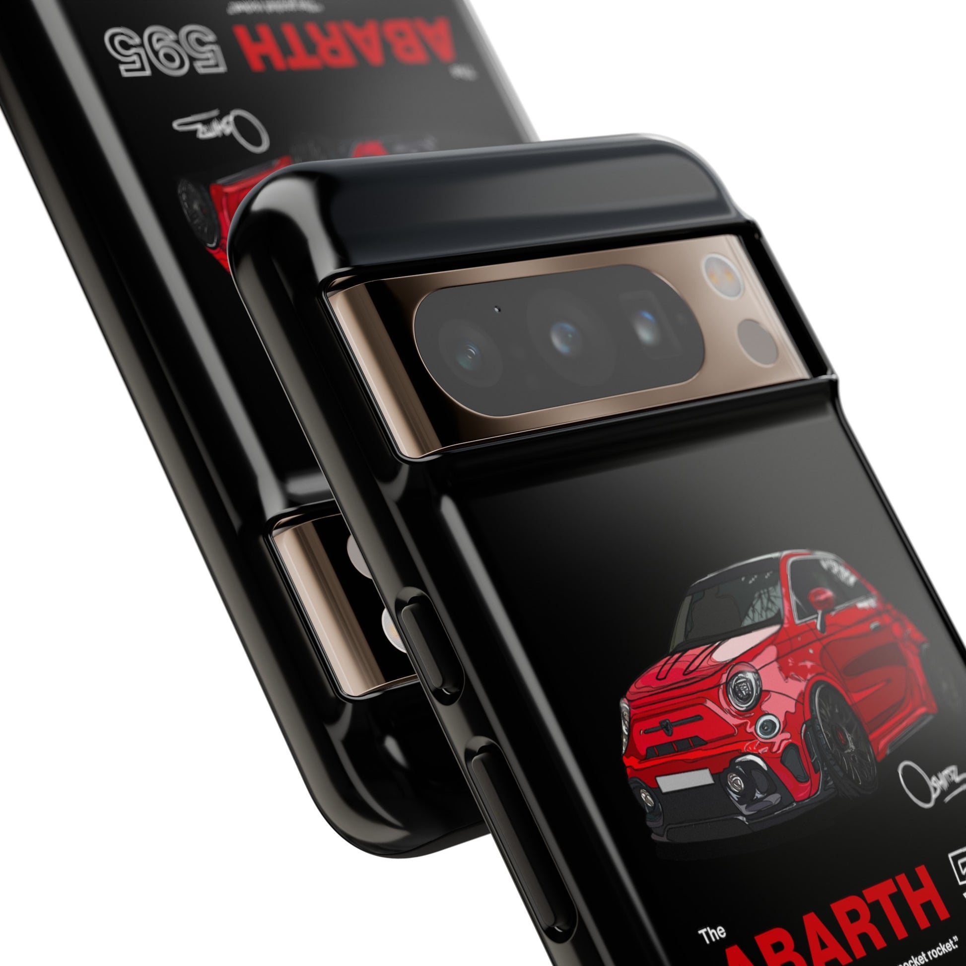 Red Abarth 595 phone case | RevShitsz