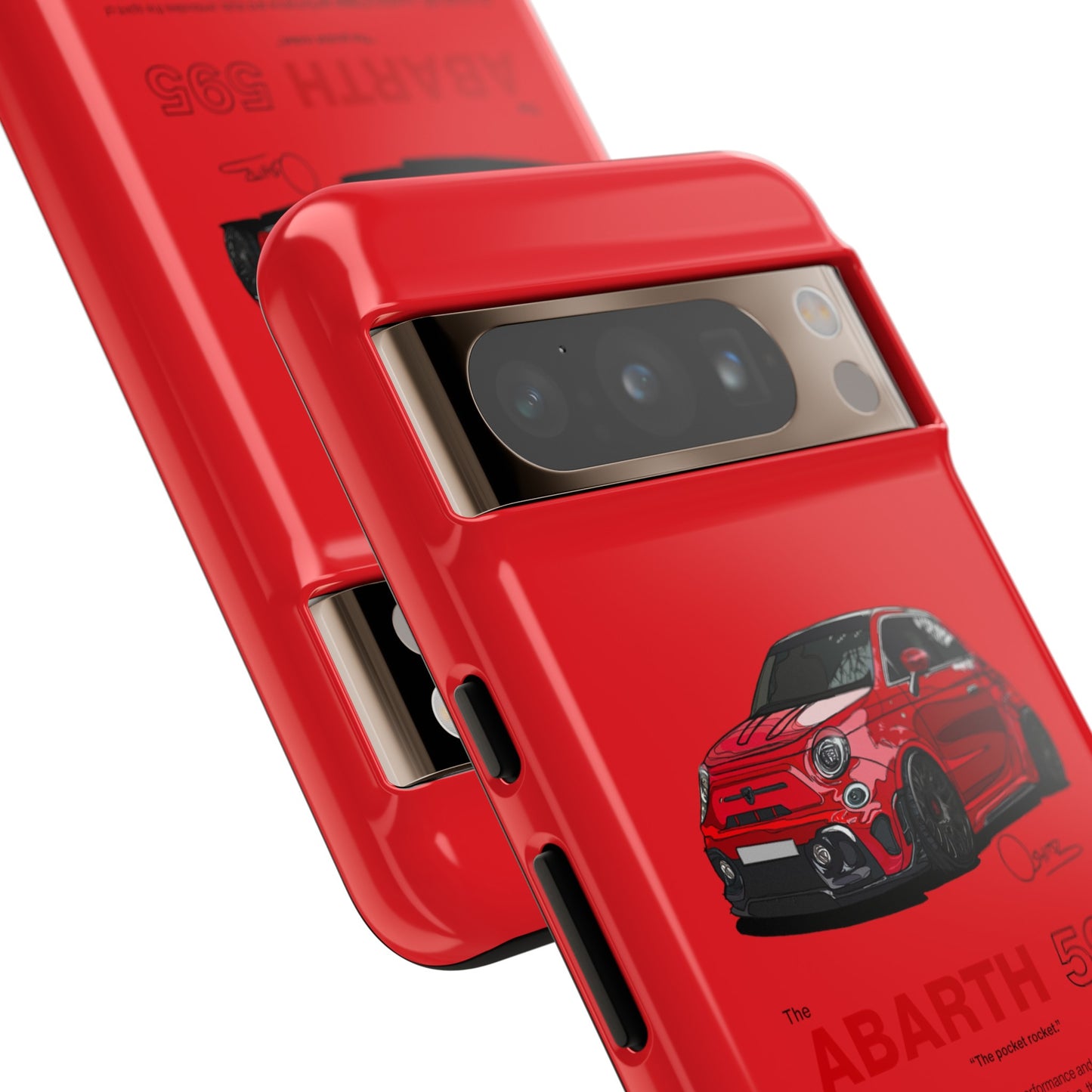 Red Abarth 595 phone case | RevShitsz