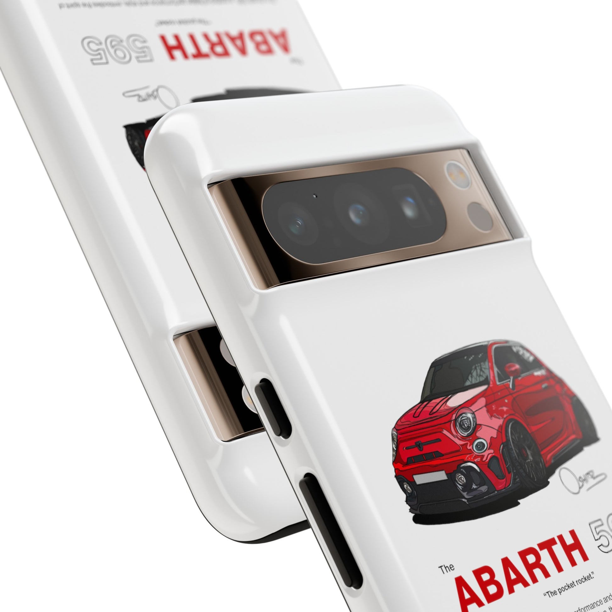 Red Abarth 595 phone case | RevShitsz