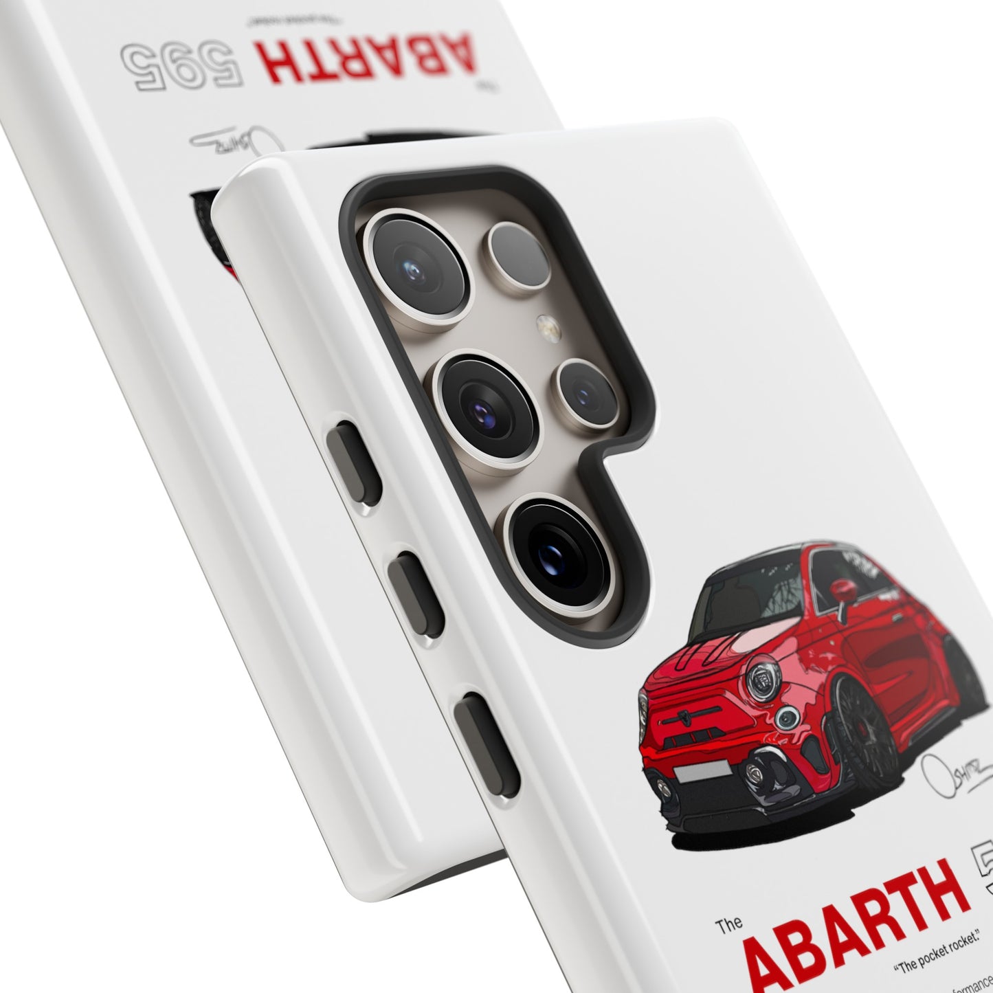 Red Abarth 595 phone case | RevShitsz