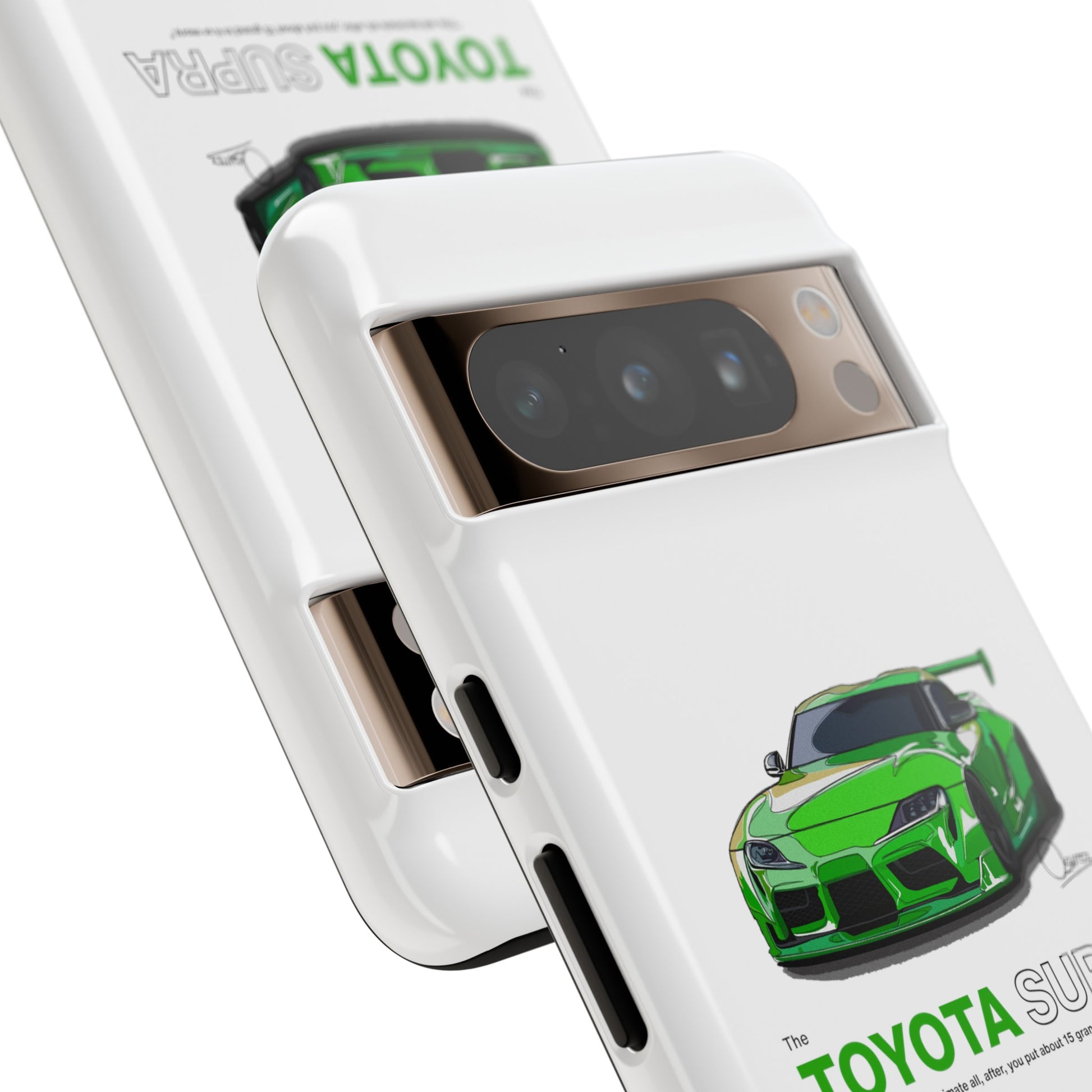 White Toyota Supra phone case | RevShitsz