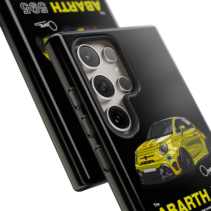 Yellow Abarth 595 phone case | RevShitsz