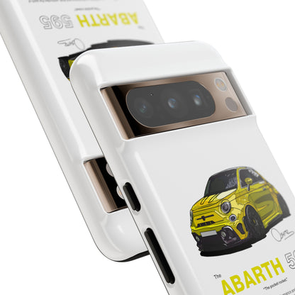 Yellow Abarth 595 phone case | RevShitsz