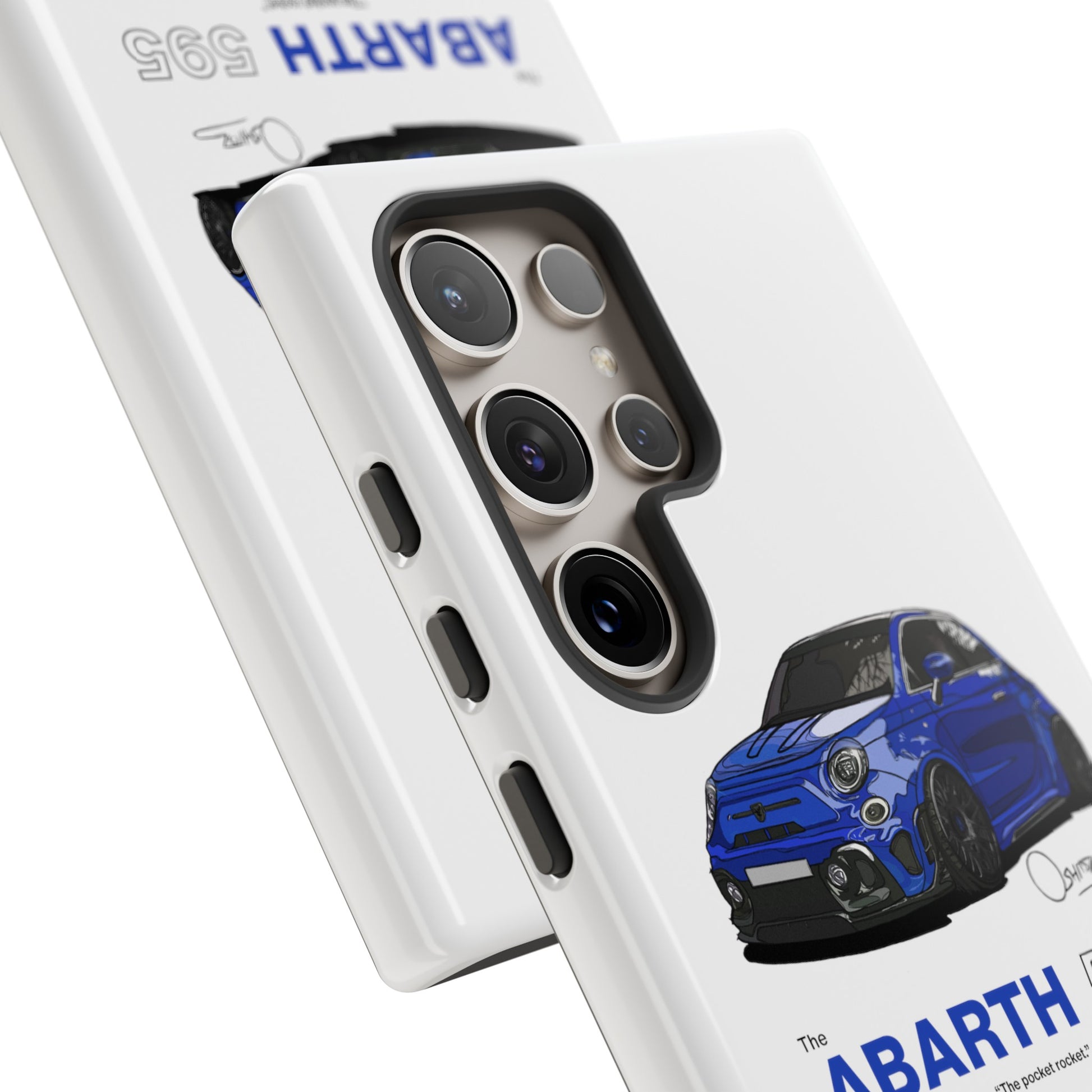 Blue Abarth 595 phone case | RevShitsz