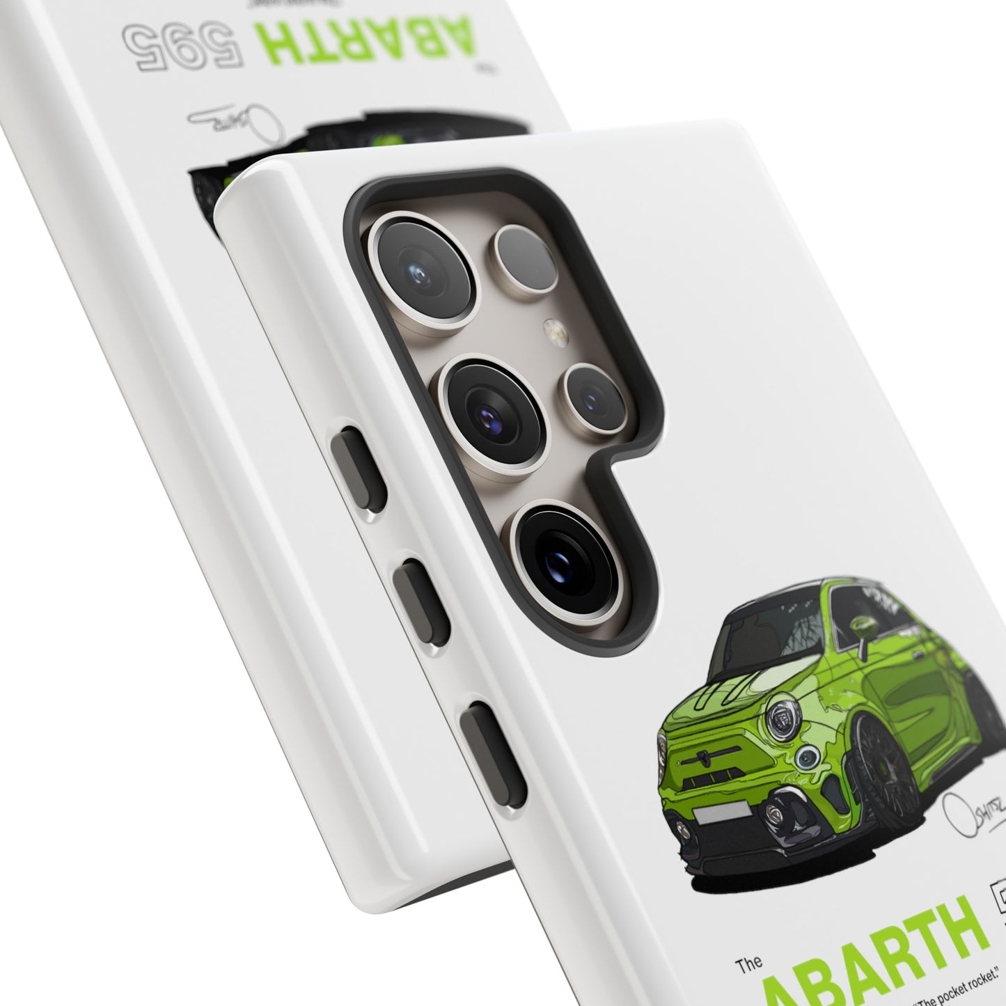 Green Abarth 595 phone case | RevShitsz