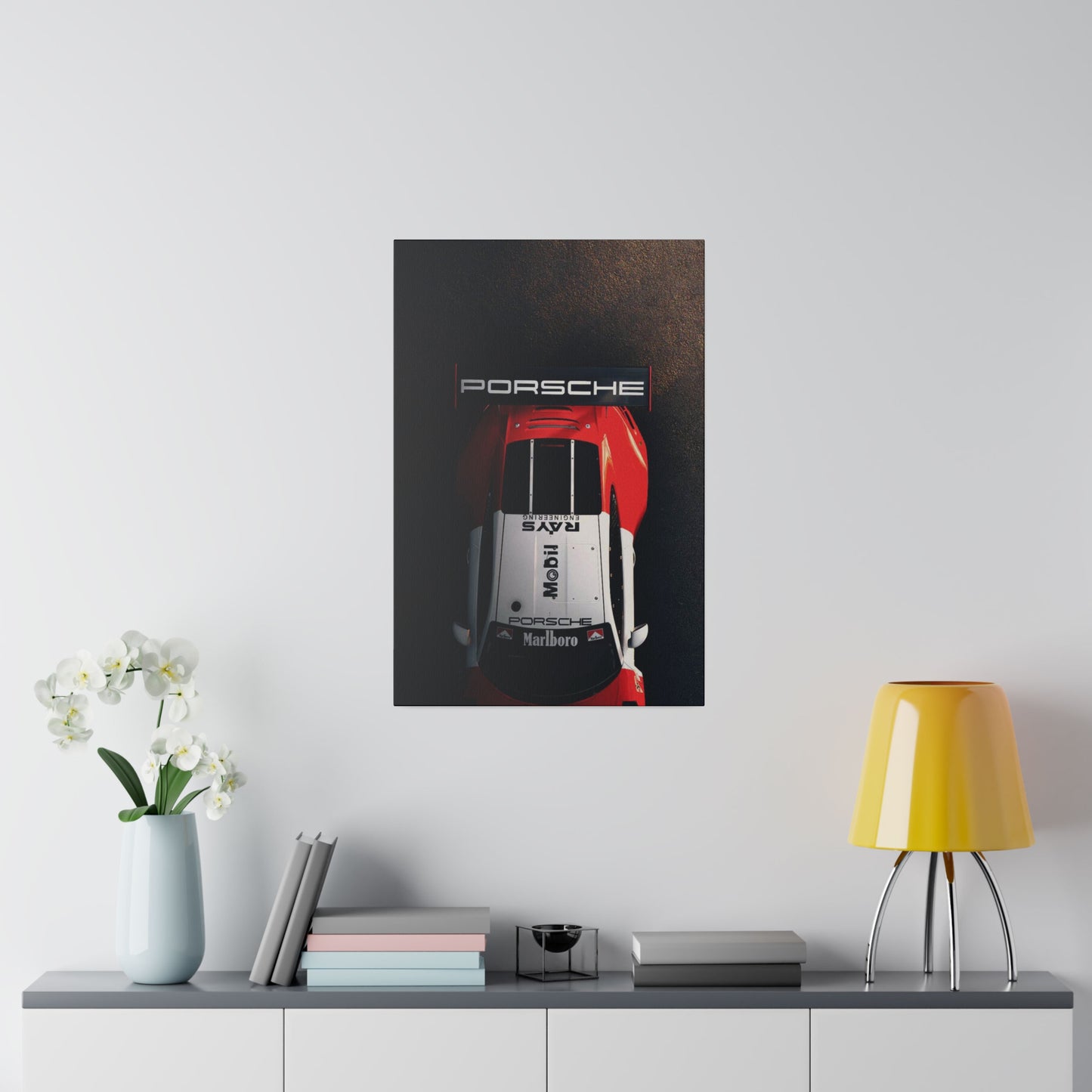 Marlboro Porsche - Vertical Canvas