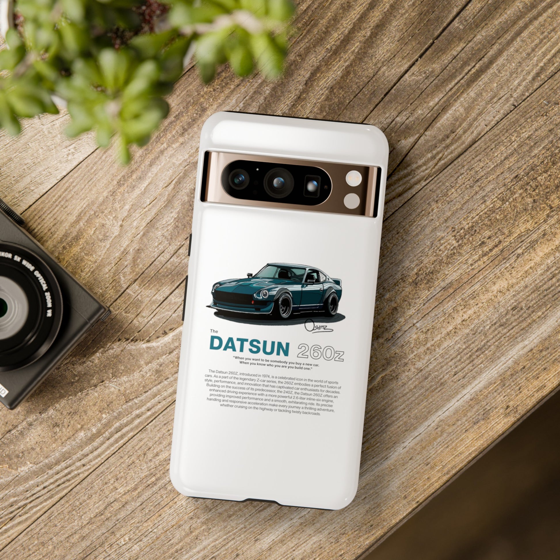 White Datsun 260z phone case | RevShitsz