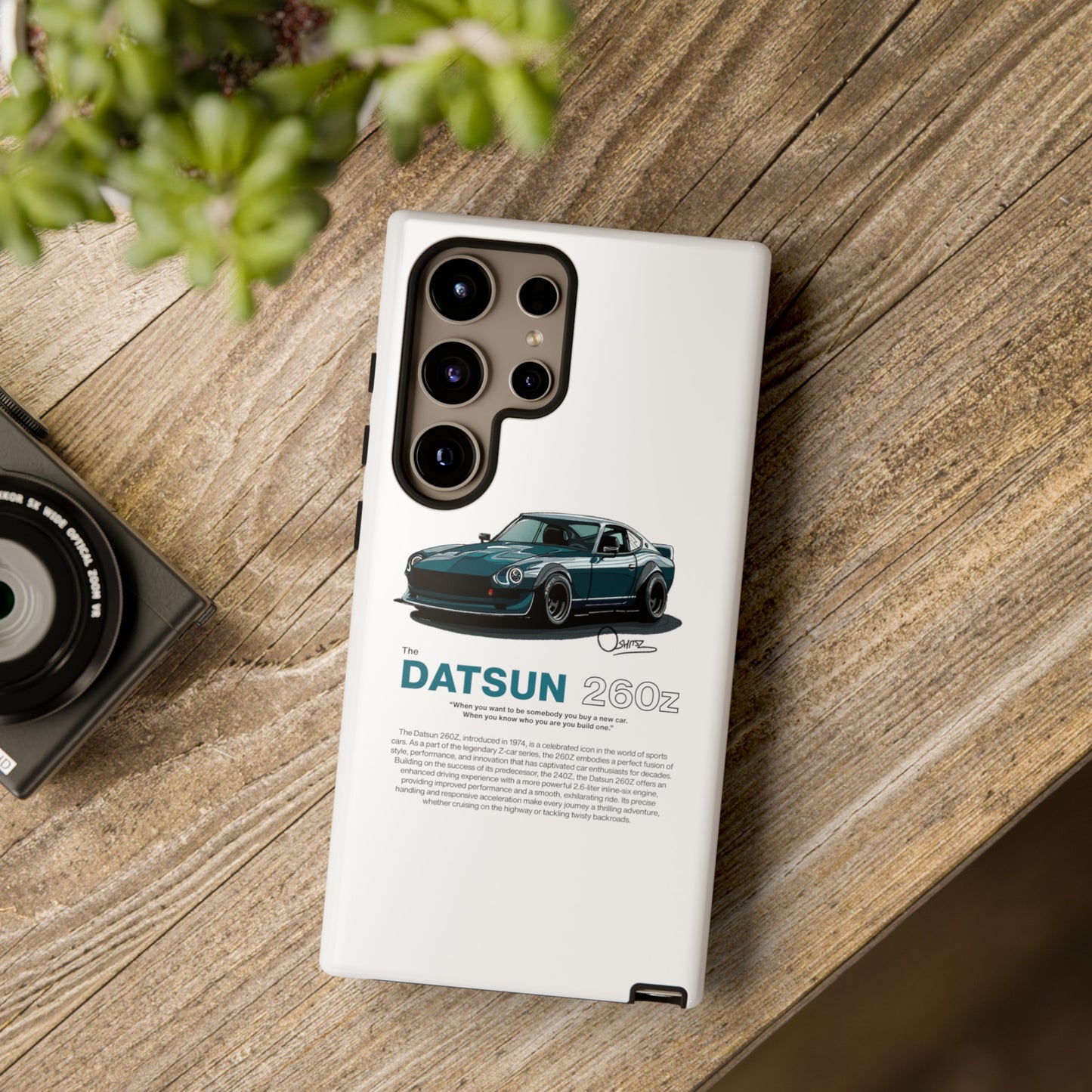 White Datsun 260z phone case | RevShitsz