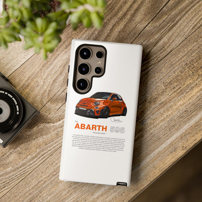 Orange Abarth 595 phone case | RevShitsz