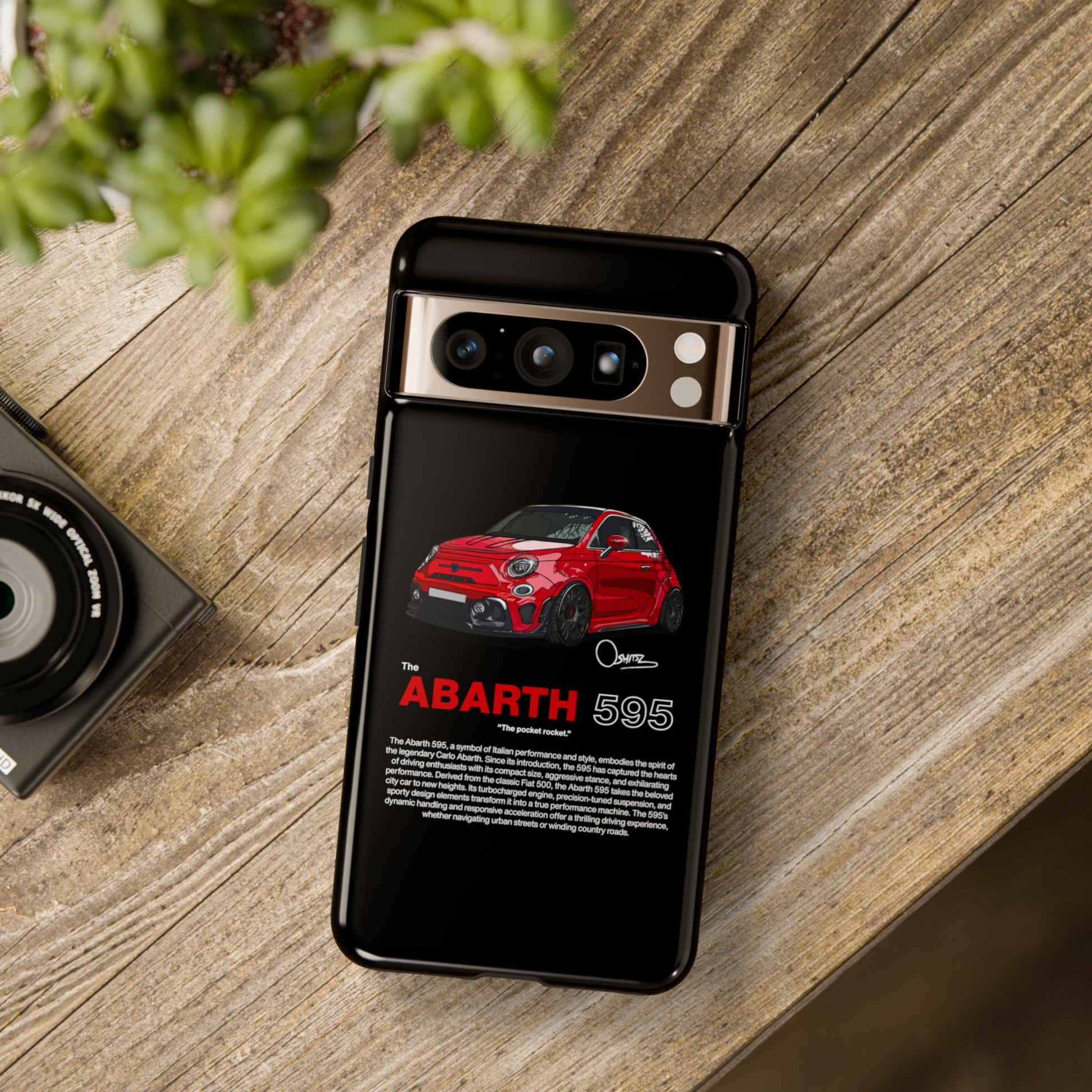 Red Abarth 595 phone case | RevShitsz