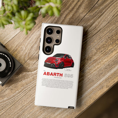 Red Abarth 595 phone case | RevShitsz