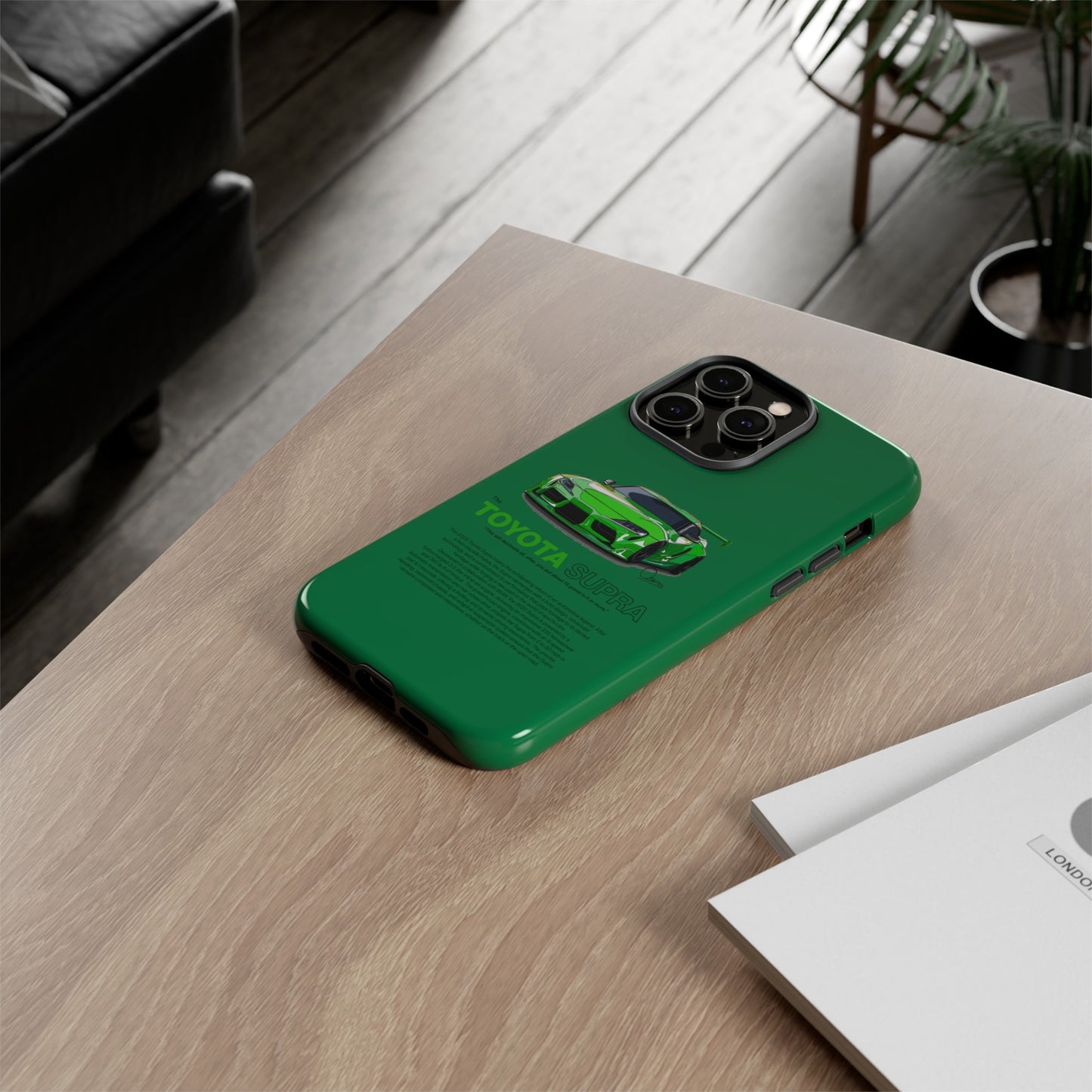 Green Toyota Supra phone case | RevShitsz