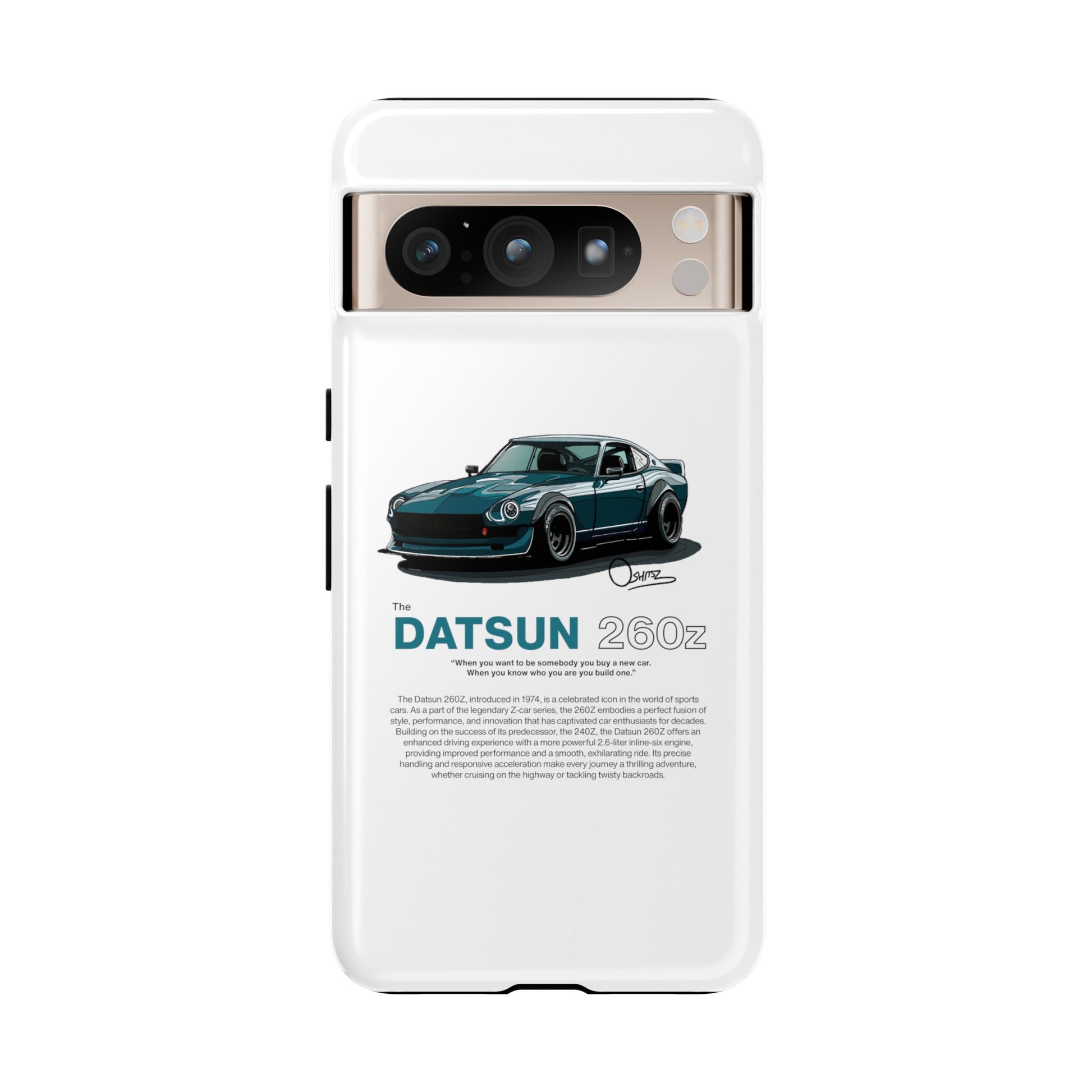 White Datsun 260z phone case | RevShitsz