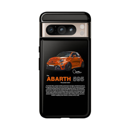 Orange Abarth 595 phone case | RevShitsz