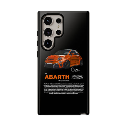 Orange Abarth 595 phone case | RevShitsz