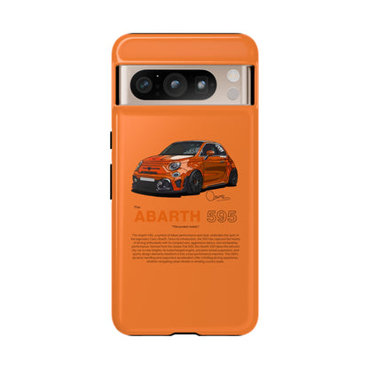 Orange Abarth 595 phone case | RevShitsz