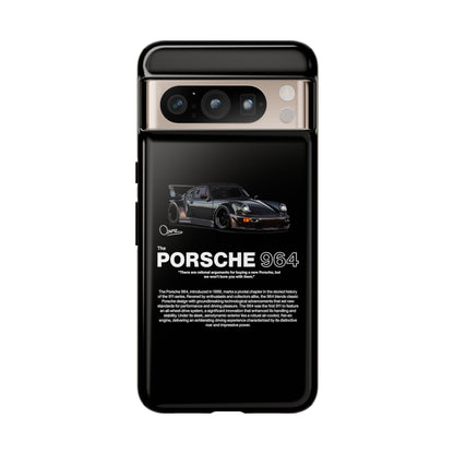 Black Porsche 964 phone case | RevShitsz