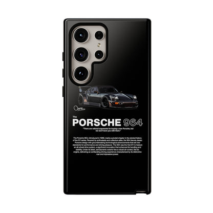 Black Porsche 964 phone case | RevShitsz