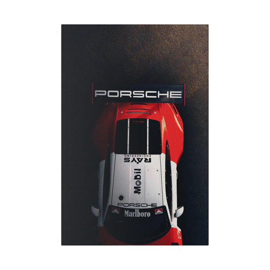 Marlboro Porsche - Vertical Canvas