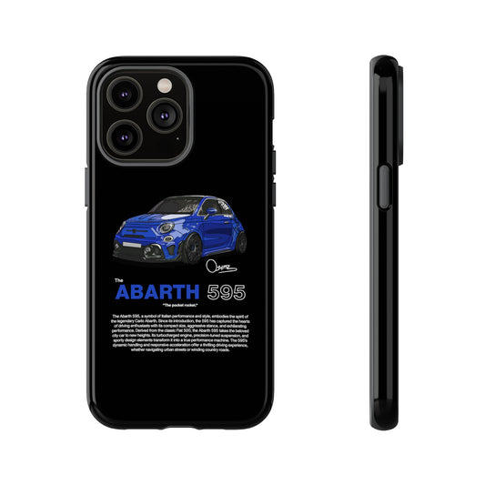 Blue Abarth 595 phone case | RevShitsz