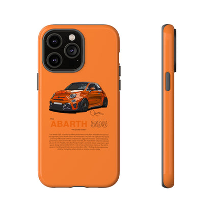 Orange Abarth 595 phone case | RevShitsz