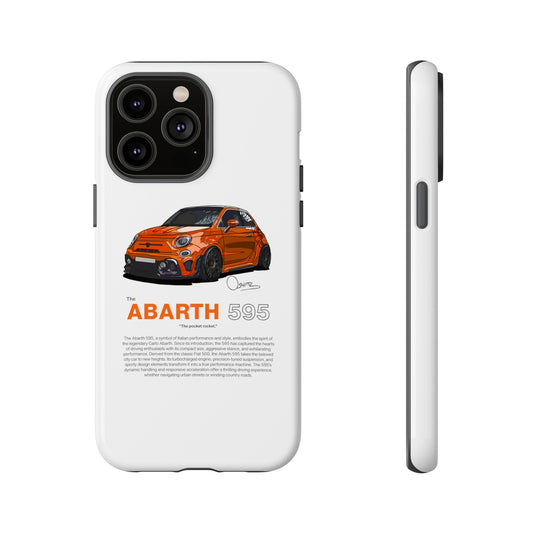 Orange Abarth 595 phone case | RevShitsz