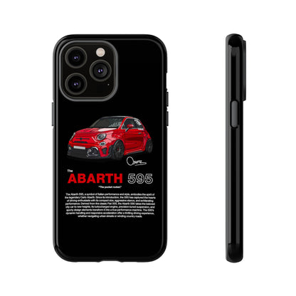 Red Abarth 595 phone case | RevShitsz