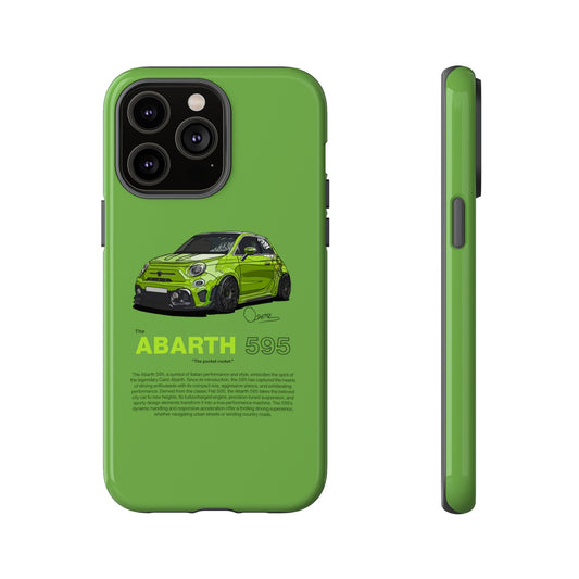 Green Abarth 595 phone case | RevShitsz