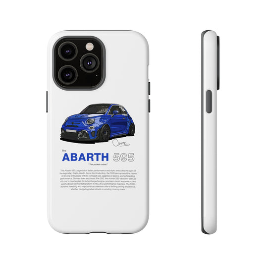 Blue Abarth 595 phone case | RevShitsz