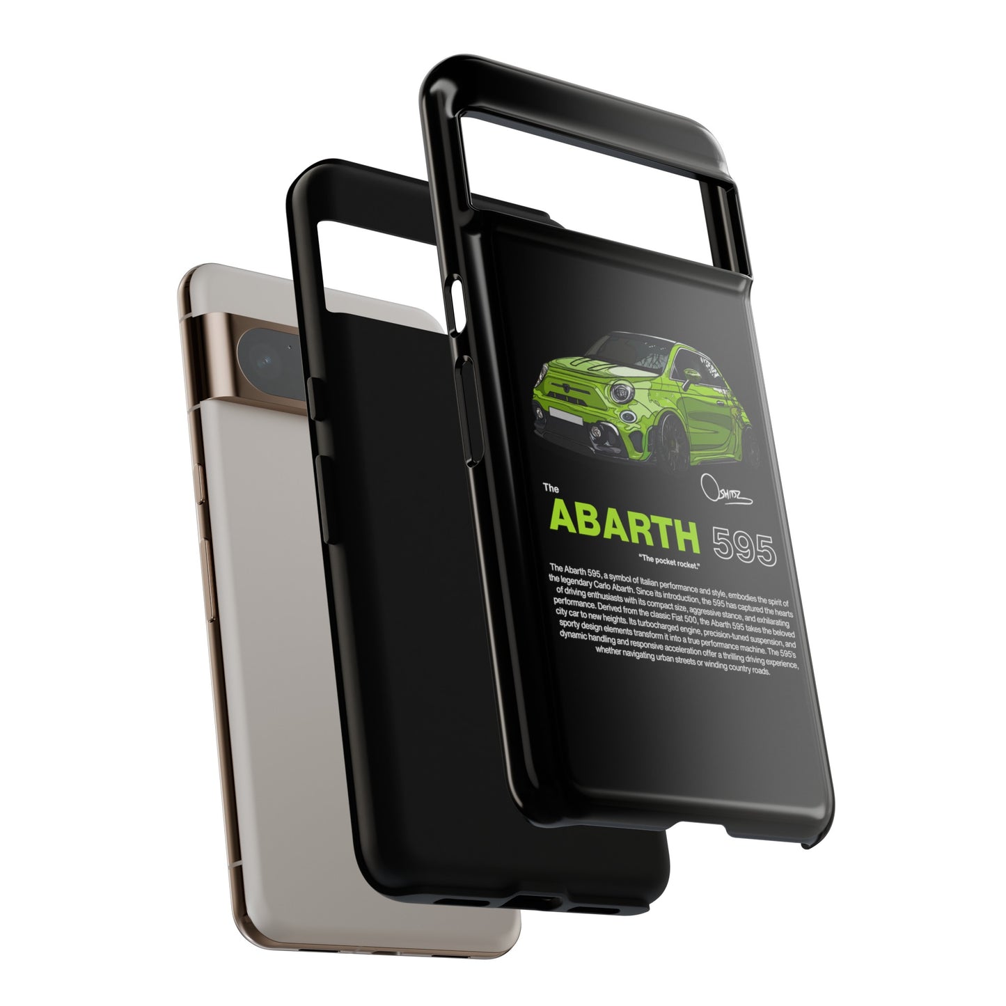 Green Abarth 595 phone case | RevShitsz