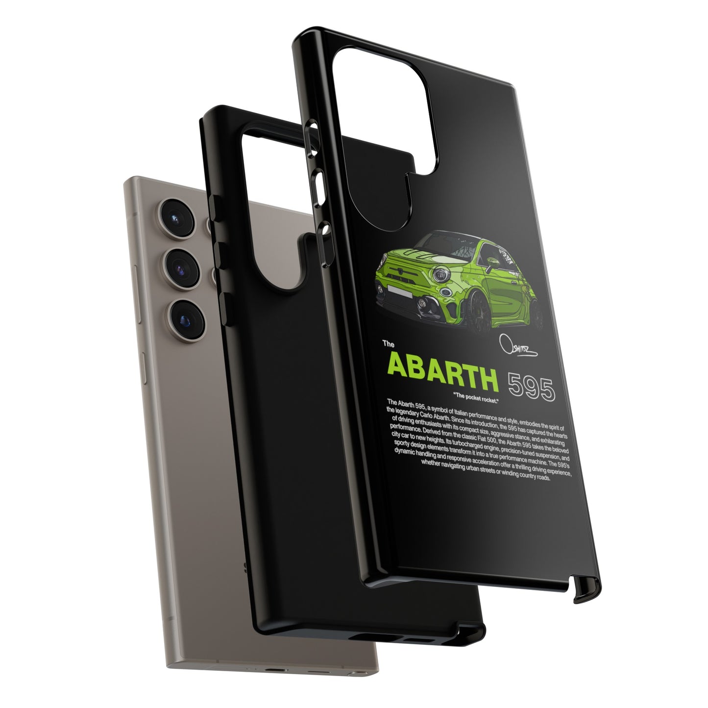 Green Abarth 595 phone case | RevShitsz