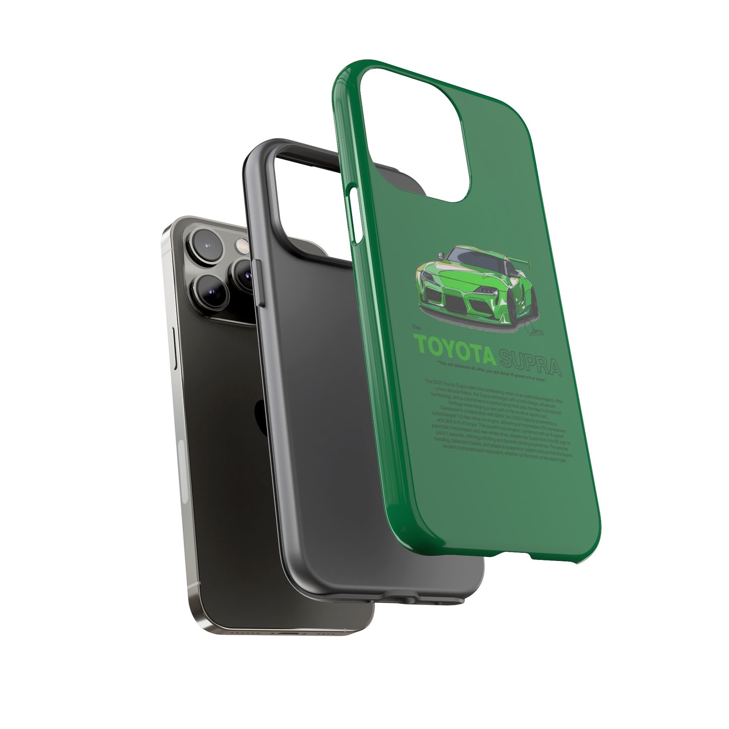 Green Toyota Supra phone case | RevShitsz