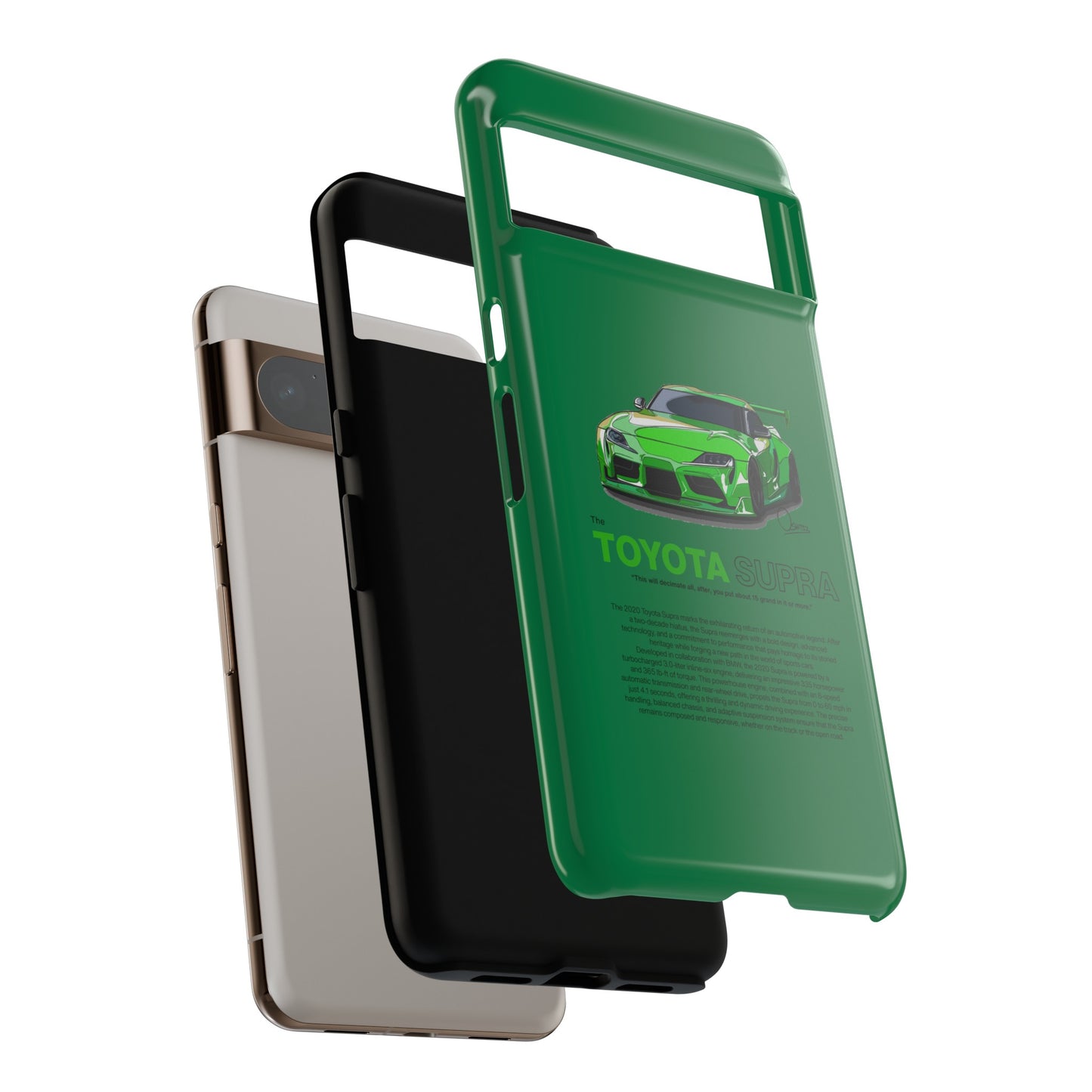 Green Toyota Supra phone case | RevShitsz