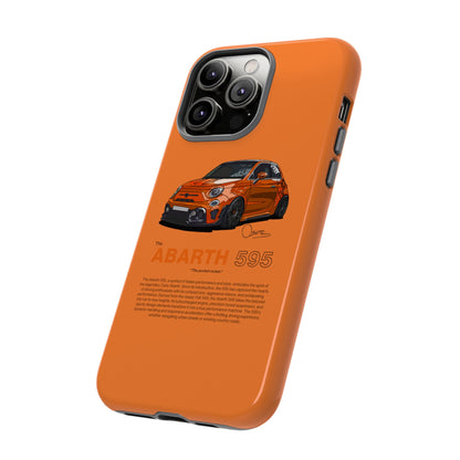 Orange Abarth 595 phone case | RevShitsz