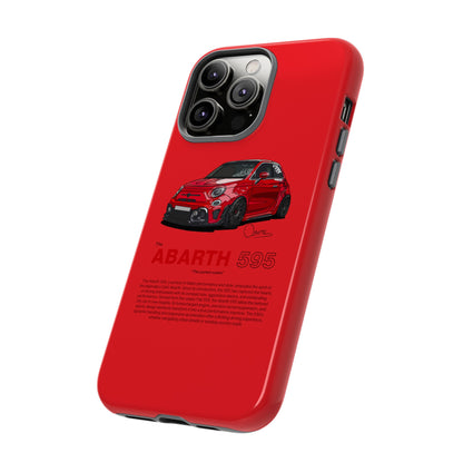 Red Abarth 595 phone case | RevShitsz