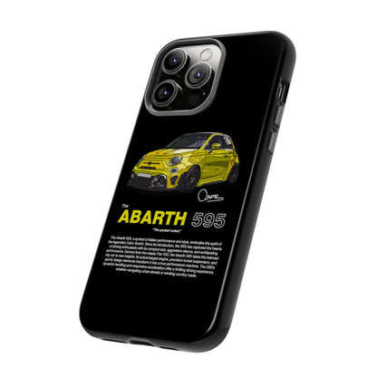 Yellow Abarth 595 phone case | RevShitsz